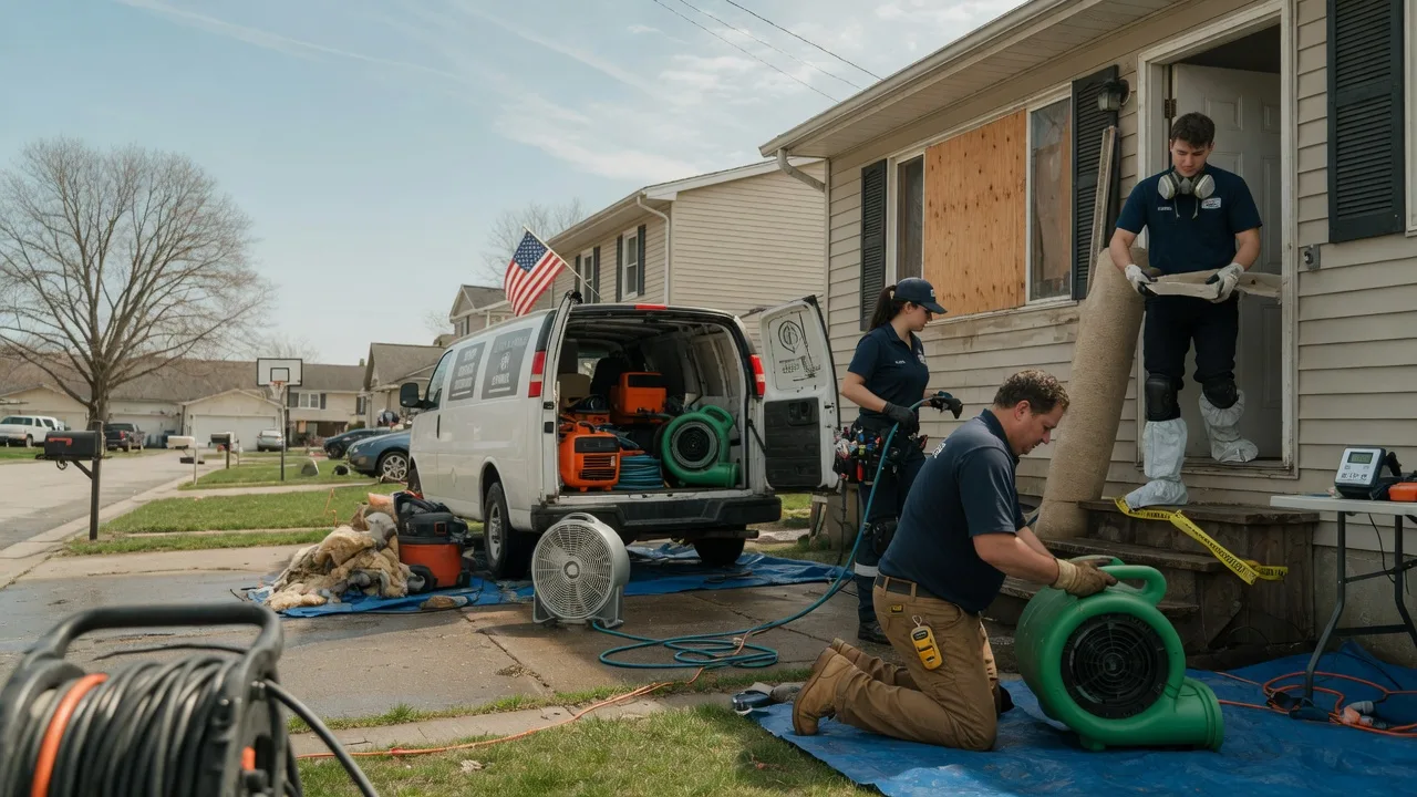 Water Damage Restoration in Macon, IL near me